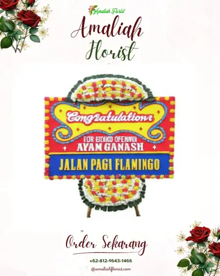 Sewa Papan Bunga Warnajati